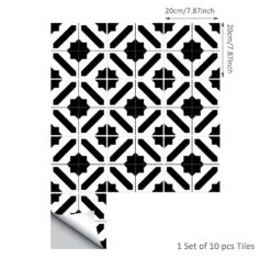 10Pcs Peel And Stick Backsplash Tile 3D Wall Tile Sticker Wallpaper Stickers For Kitchen Bathroom Backsplash Moroccan Style 15x15cm/20x20cm -Tile Nest Sales Store d44ced22 2809 481a ad06 ff6ead24e07a.802818c61d5967c0fd8412e25784fbc4 1800x1800