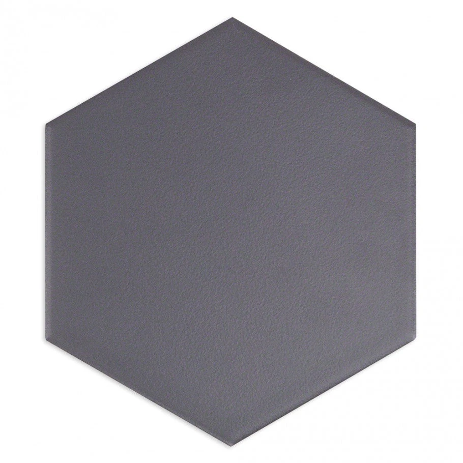 Magen Hex Dark Gray Matte Ceramic Hexagon Tile 4 Magen Hex Dark Gray Matte Ceramic Hexagon Tile - Image 4