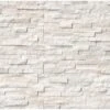MSI Arctic White Ledger Panel 6 In. X 24 In. Natural Marble Wall Tile (10 Cases / 60 Sq. Ft. / Pallet)