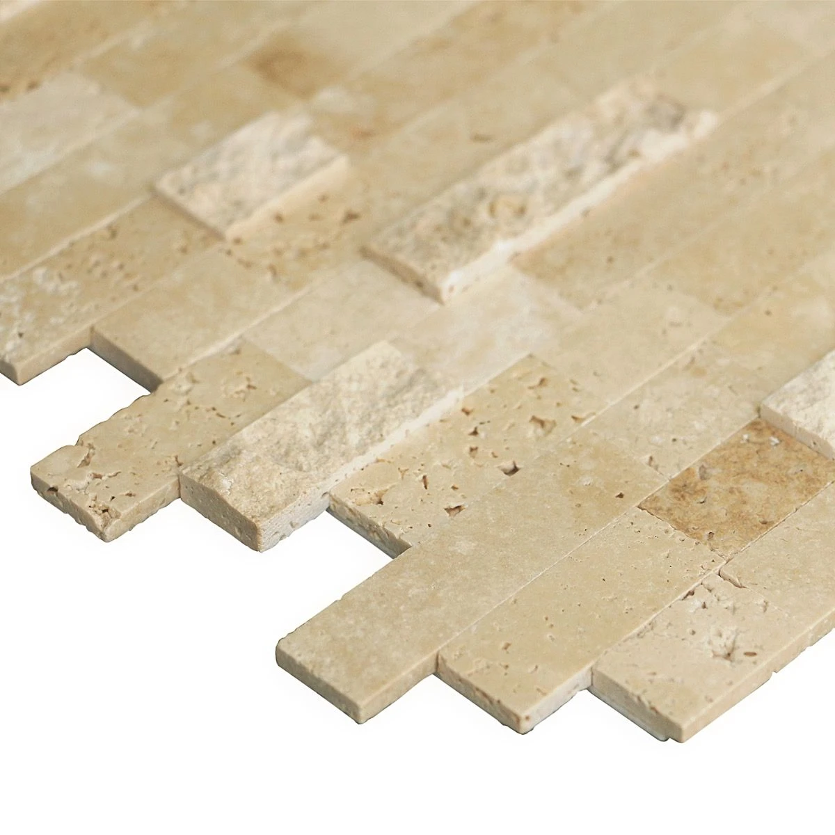 Bond Tile Easy Luxe Brick Crema 10.82 In. X 11.8 In. Marble Peel And Stick Tile (0.88 Sq. Ft. / Sheet) 7 Bond Tile Easy Luxe Brick Crema 10.82 In. X 11.8 In. Marble Peel And Stick Tile (0.88 Sq. Ft. / Sheet) - Image 7