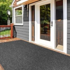 Heavy-Duty Ribbed Indoor/Outdoor Carpet With Rubber Marine Backing - Charcoal Black 6' X 10' - Several Sizes Available - Carpet Flooring For Patio, Porch, Deck, Boat, Basement Or Garage 17 Heavy-Duty Ribbed Indoor/Outdoor Carpet With Rubber Marine Backing - Charcoal Black 6' X 10' - Several Sizes Available - Carpet Flooring For Patio, Porch, Deck, Boat, Basement Or Garage -Tile Nest Sales Store f454e289 a0a9 4458 a656 89bb17d83a86 1.123ed6498524d86661bcda440b833346 1800x1800