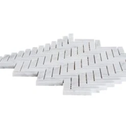 Jeffrey Court Jet Stream White Herringbone 10 In. X 11 In. X 8 Mm Honed Marble Stone Mosaic Wall/Floor Tile -Tile Nest Sales Store f76384f24498be249fd164444b0eff30 1800x1800