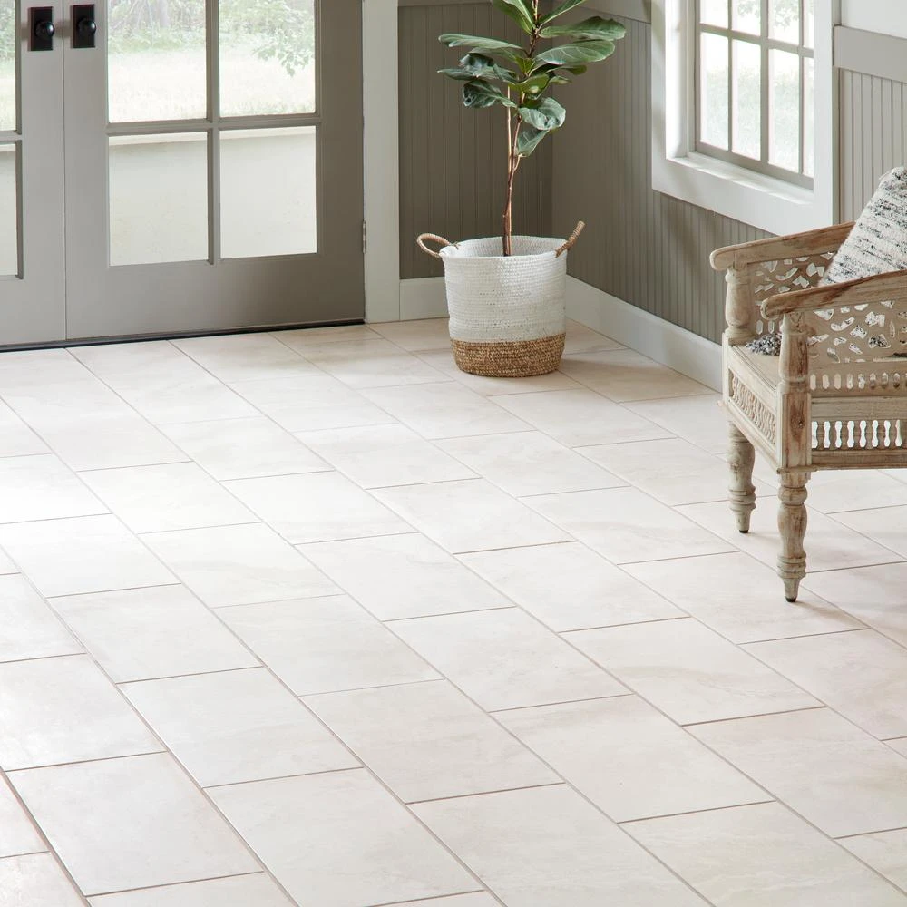 Daltile Canyon Gate Oyster White Matte 12 In. X 24 In. Glazed Porcelain Floor And Wall Tile (15.6 Sq. Ft./Case) 2 Daltile Canyon Gate Oyster White Matte 12 In. X 24 In. Glazed Porcelain Floor And Wall Tile (15.6 Sq. Ft./Case) - Image 2