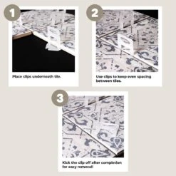 Juvale 400 Pack Tile Leveling Clips Reusable Plastic Leveling Spacer Clips (White, 1/32 Inch) 10 Juvale 400 Pack Tile Leveling Clips Reusable Plastic Leveling Spacer Clips (White, 1/32 Inch) -Tile Nest Sales Store fb71554b 6278 4285 8af6 204efb143d9f.9c698be4182b23eaba61d4f817d48d82 1800x1800