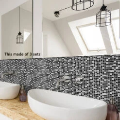UKAP 10Pcs Mosaic Pattern Waterproof Wall Tile Stickers Peel And Stick Tile Kitchen Backsplash Wallpaper Sticker 15x15cm/20x20cm -Tile Nest Sales Store fcaa1fc3 64ba 4528 b3d9 3eb260a05e36 1.a3afcf6d198d786837193a79658a0c81 1800x1800